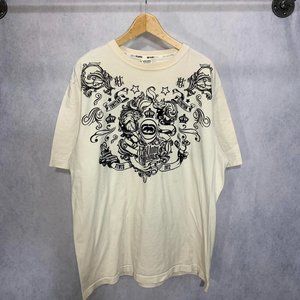 Ecko y2k 2000s puff print large graphic shirt size, XL